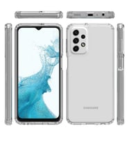 Lexroo Galaxy A23 Kılıf 2mm Anti Shock Silikon - Renksiz