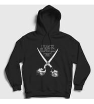 Presmono Unisex Siyah Everything Went Black Flag Kapüşonlu Sweatshirt 474637tt