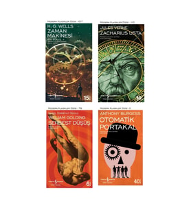 Zacharius Usta + Zaman Makinesi Bir Buluş + Serbest Düşüş + Otomatik Portakal- 4 Kitap Set