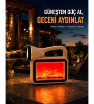 Güneş Enerjili Alev Efektli Lamba COB Led Su Geçirmez Çok Fonksiyonlu