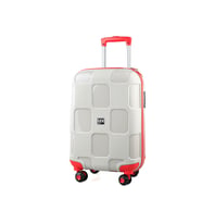 Ivs Bej Kırmızı Kare Buyuk Boy Büyük Boy Seyahat Çantası PP4040-160-L Bej
