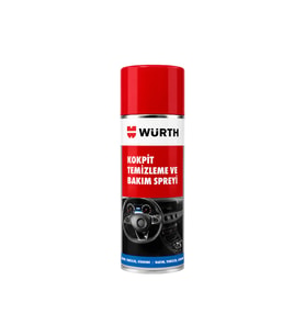 Würth Kokpit Temizleme ve Bakım Spreyi 400 ml - Limon Kokulu Torpido Yenileyici