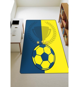 Modern Dijital Baskı Kaymaz Taban Çocuk ve Genç Odası Halısı H0908