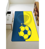 Modern Dijital Baskı Kaymaz Taban Çocuk ve Genç Odası Halısı H0908