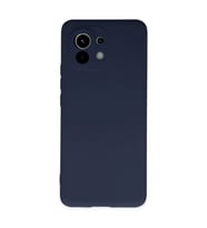 Xiaomi Mi 11 Kılıf Nano İçi Kadife Silikon - Lacivert