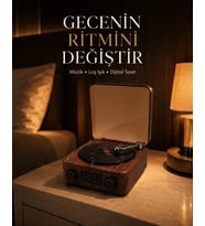 Gece Lambası Bluetooth Hoparlör Dijital Saat Çok Fonksiyonlu Su Dalgası Işıklı