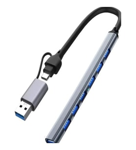ZR288 7 Port Ads303/D Type-C Usb Metal Usb Hub