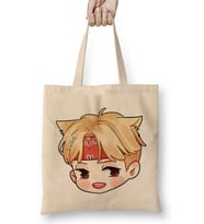 Chibi Face Suga Bts 02 Bez Çanta Uzun Saplı