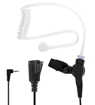 Mirax MT201-PC01 Pmr Akustik Kulaklık 2,5mm Jack Aselsan Cobra MT-655/ MT-690/ MT-975 Uyumlu (Siyah)