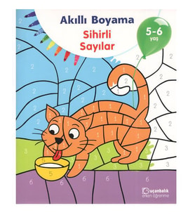 5-6 Yaş Akıllı Boyama Sihirli Sayılar Uçanbalık Yayınları