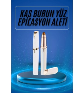 Epilasyon Aleti Tüy Kıl Alma Kaş Bıyık Unisex Yüz Bakım Tıraş Aleti