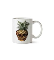 Ananas Kuru Kafa Porselen Kupa Bardak