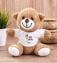 Kişiye Özel Maske İşi İyi Oldu Tasarım Esprili Peluş Ayıcık