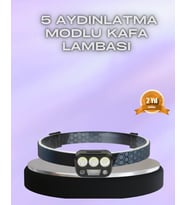 El Hareket Sensörlü LED Kafa Feneri 5 Mod Ayarlanabilir