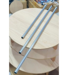 Alüminyum Paslanmaz Metal Masterchef Pratik 100CM 1 adet Hamur, Yufka Açıcı Oklava