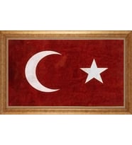 ALTIN ÇERÇEVELİ PASPARTULU TABLO CR1291