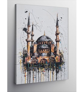 Kanvas Tablo Kuru Kalem Ayasofya Camii