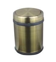 FKN Sallanır Kapaklı Antik Çöp Kovası 8 Litre