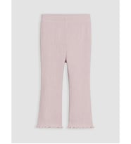 LCW baby Pembe Beli Lastikli İspanyol Paça Kız Bebek Tayt