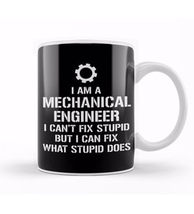 I'm An Engineer I Can't Fix Stupid Funny Engineering Kupa Bardak Porselen