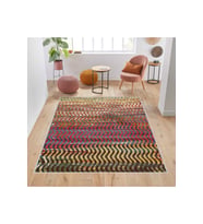 Rovigo Home Dijital Baskı Yıkanabilir Kaymaz Taban Salon Halısı  RVG1735 (Kırmızı)