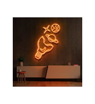 Işığındaki Galaksiler Neon Tabela
