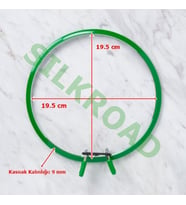 Nurge Büyük Metal Kasnak - 195mm - 9mm - 5 Farklı Renk Seçeneği NO:160-1