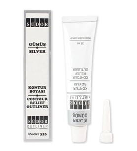 SÜDOR 331 KONTUR BOYASI GÜMÜŞ 25 ml