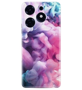 Tecno Spark 10 Pro Kılıf Resimli Desenli Baskılı Silikon Pink Cloud 1305