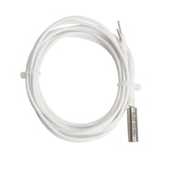 24V 80W 6x20mm Silikon Isıtıcı Fişek-1 Metre(500 Derece) (Renksiz)