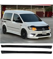 Vw Caddy R Yan Marşpiyel Seti Plastik 2 Adet Mat Siyah 2010-2020 karlık+ek+bodykit
