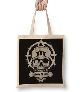 Skate Skull Bez Çanta Uzun Saplı