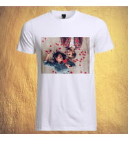 Kişiye Özel Baskılı 1. Sınıf Pamuklu Beyaz T-shirt Sıfır Yaka