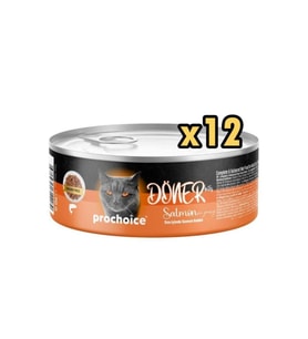 Döner Bites Somonlu Yetişkin Kedi Konservesi 70 GR x 12 Adet