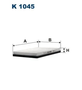 FILTRON K1045 Polen Filtresi 3A0819638 3A0819644