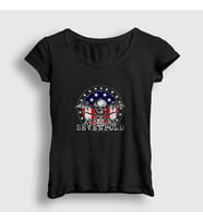 Presmono Kadın Siyah Flag Avenged Sevenfold T-Shirt 15679tt
