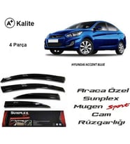 Hyundai Accent Blue Cam Rüzgarlığı Mugen Tip Sunplex