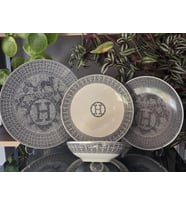 KONYAX HONEY GRİ 24 PARÇA YEMEK TAKIMI 6 KİŞİLİK