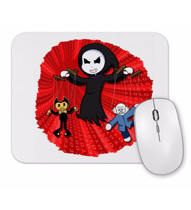 Toddyn Bendy Sans Puppet Red Mouse Pad