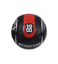 Siyah Kırmızı Lisanslı Futbol Topu