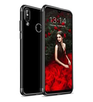 Zore Redmi Note 7 ile Uyumlu Glitter Silikon Kılıf Siyah
