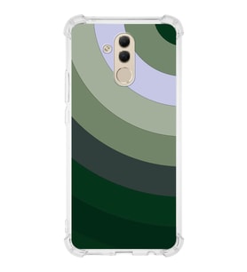 Huawei Mate 20 Lite  Köşe Korumalı Antişok Kapak Renk Cümbüşü Tasarımlı Şeffaf  Kılıf