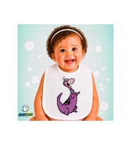 Dino Keten Bebek Mama Önlüğü – Yumuşak, Emici, Yıkanabilir, Özel Tasarım P045