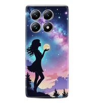 Xiaomi Redmi Note 14 Pro Plus Kılıf Boutique Baskılı Resimli Woman in Moon Pcode -005