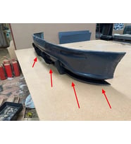 VW Golf 5 R32 Tampon Flap Flaplar Splitter Bıçak