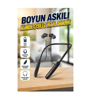 Y12 Boyun Askılı Bluetooth 5.3 Kulaklık – 100 Saat Kullanım ANC ve Micro SD Destekli