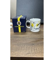 Fenerbahçe Lisanslı Taraftar Seramik Kupa Sarı Lacivert