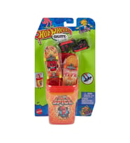 Hot Wheels Skate 2'li Parmak Kaykay ve Kutu Seti HTP10 HVK78 Fire ve Spice