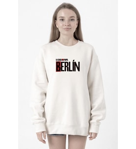 La Casa De Papel Berlin Beyaz Kadın 2ip Sweatshirt
