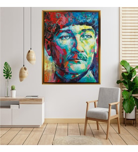 ÇERÇEVELİ ATATÜRK TABLO S687